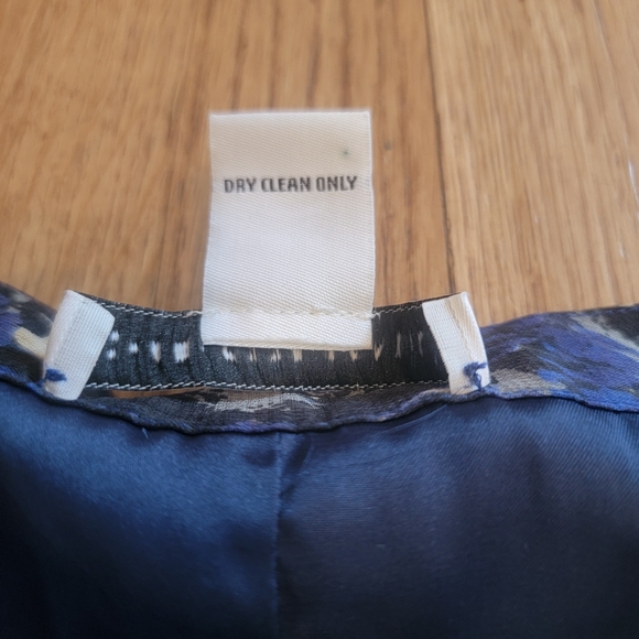 Charlotte Ronson Abstract Silk Flowy Skirt - Picture 7 of 11